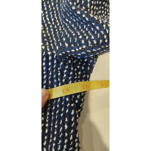 Maggie London Women's Size 14 Dress Midi Blue Half Sleeve Simple Elegant - Picture 10 of 12